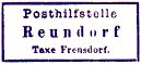 Reundorf Aufgabestempel 1899
