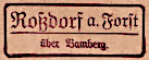 Rossdorf Poststellen-Stempel 1934