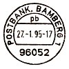 PA 1 96052 Postbank