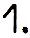 PA 1 Ziffer 1 mit Punkt